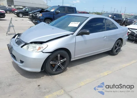 2004 Honda Civic Lx z USA, uszkodzony, nr VIN 1HGEM21544L079405